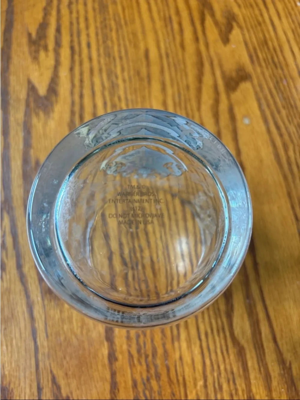 Wizarding World of Harry Potter Hogwarts Crest Double Old Fashion Glass - 12oz